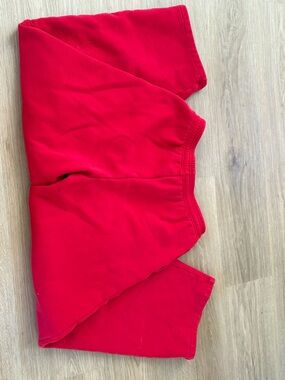 Aritzia Boyfriend Barrel Pants - Flashing Red - s